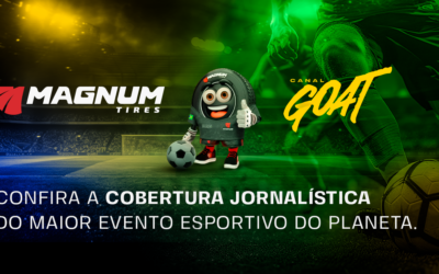 Magnum Tires e Canal GOAT fortalecem parceria durante o maior evento esportivo do planeta